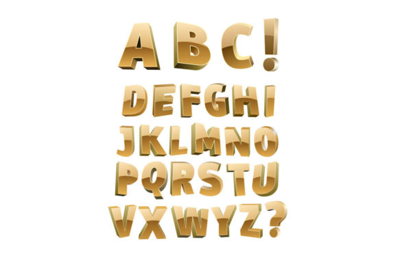3D Alphabetic Clipart: Creative and Functional Design