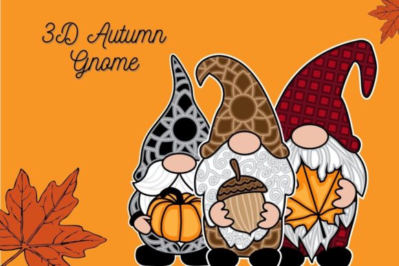 3D Autumn Gnomes SVG Bundle: A Creative Tool for All Seasons