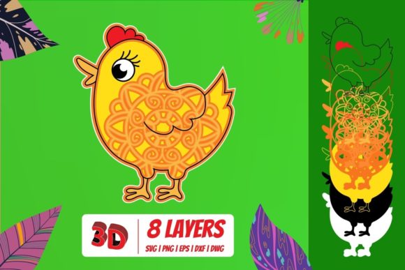 3D Chick SVG Cut File: A Creative Solution for Digital Crafting
