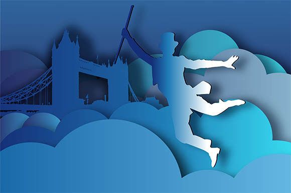 3d Dancer in London Bridge Paper Cutout: A Unique Artistic Experience