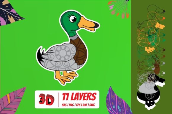 3D Duck SVG Cut File: Creative Possibilities