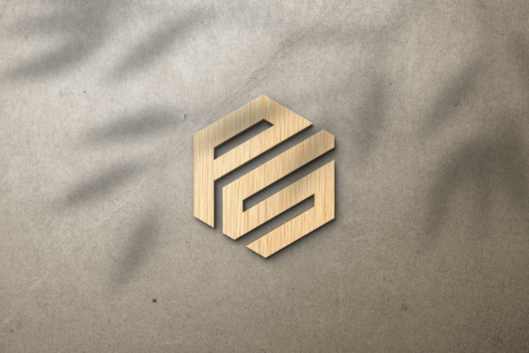 3d Logo Mockup Wooden Effect