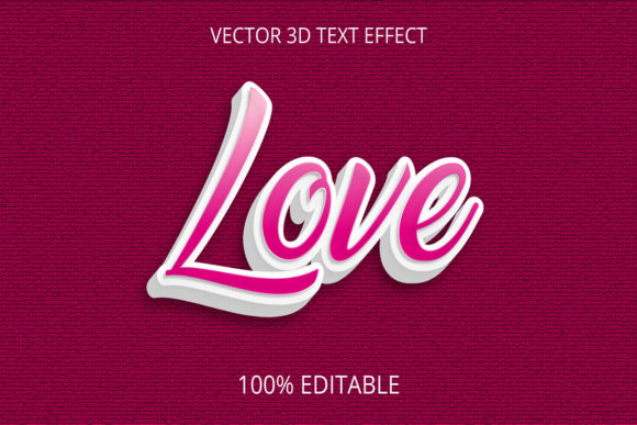 3D Love Text Effect: A Creative Way to Express Emotion in Digital Design