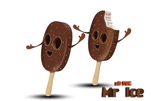 3D Realistic Mr. Ice SVG: A New Dimension in Digital Art and Design
