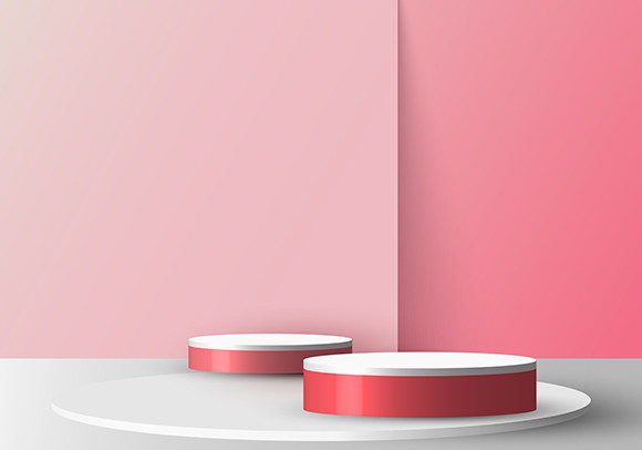 3D Round Pedestal Mockup Pink Backdrop: A Practical Tool for Visual Workflow Integration