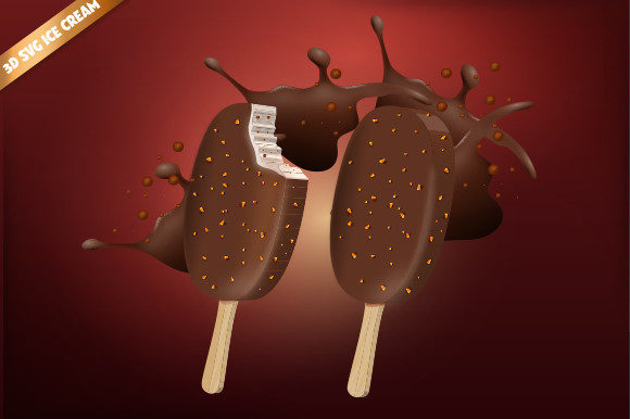 3D SVG Ice Cream: A Modern Approach to Digital Design