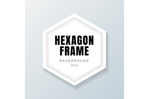 3D White Hexagon Frame Mockup: A Strategic Tool for Visual Clarity and Creative Direction