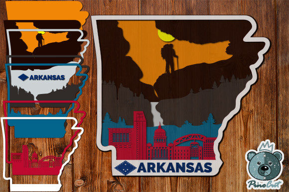 Arkansas 3D Layered Tropical