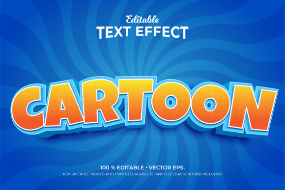 Cartoon 3d Style Editable Text Effects: A Creative Tool for Digital Expression