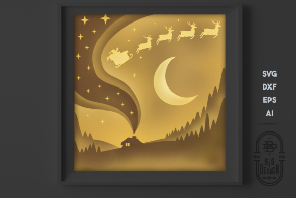 Christmas Eve 3D Scene Shadow Box: A Unique Way to Celebrate the Season