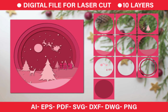 Christmas Paper Cut 3D SVG Files: What You Need to Know Before You Start