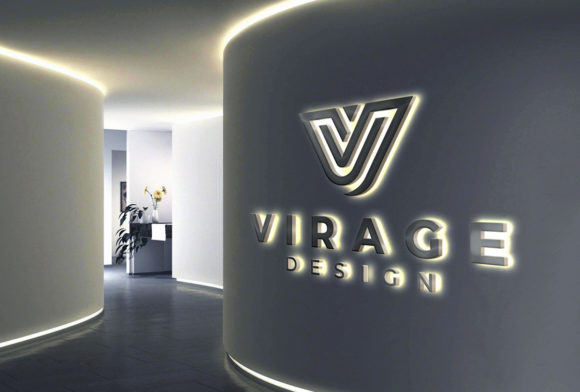 Crafting Visual Presence: The 3D Backlit LED Signage Mockup
