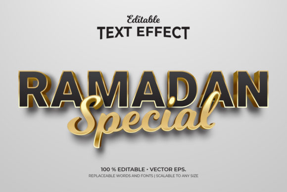 Discover the Power of Ramadan Special 3D Editable Text Effects