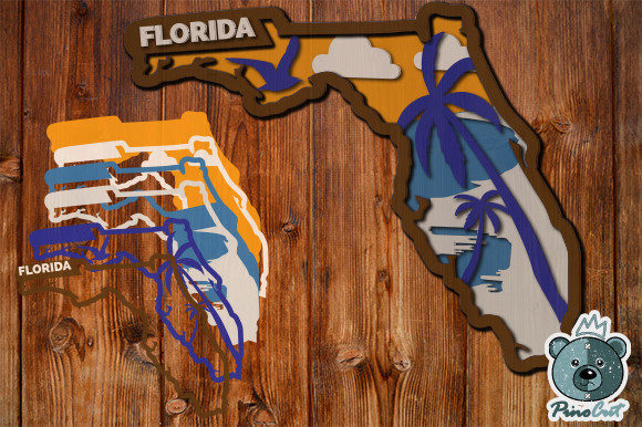Exploring Florida, 3D Layered Tropical Florida: A Comprehensive Overview
