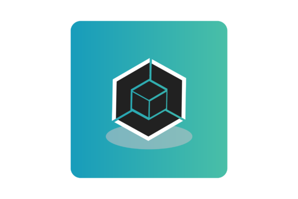 Flat Icon - Creative 3D Modeling