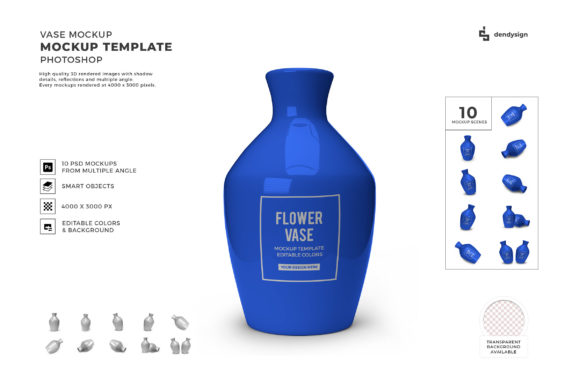 Flower Vase 3D Mockup Template Bundle: A Modern Tool for Creative and Business Success