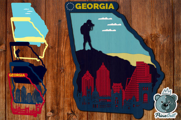 Georgia, 3D Layered Tropical Georgia: A Comprehensive Overview