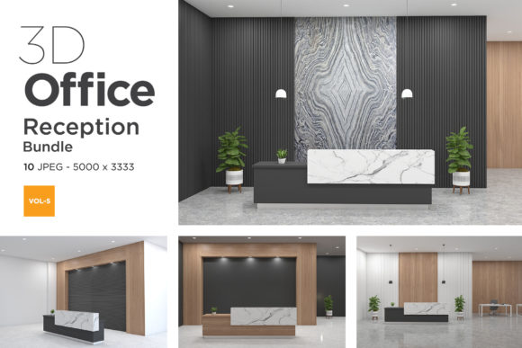 How 3D Office Reception Mockup Vol 5 Helps You Present Your Brand with Confidence