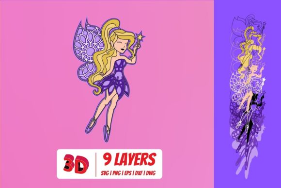 How the 3D Fairy 1 SVG Cut File Brings Enchantment to Real Projects