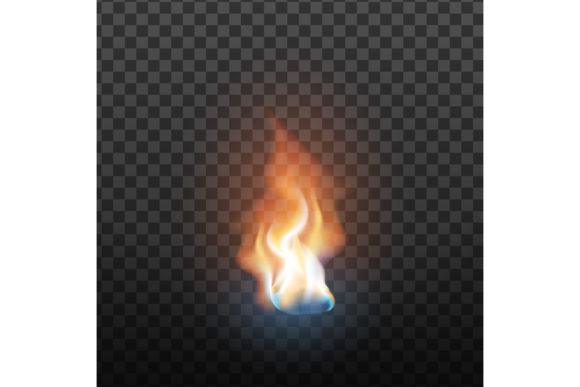 Realistic Design Burning Blaze Element: A Practical Tool for Creative and Professional Use