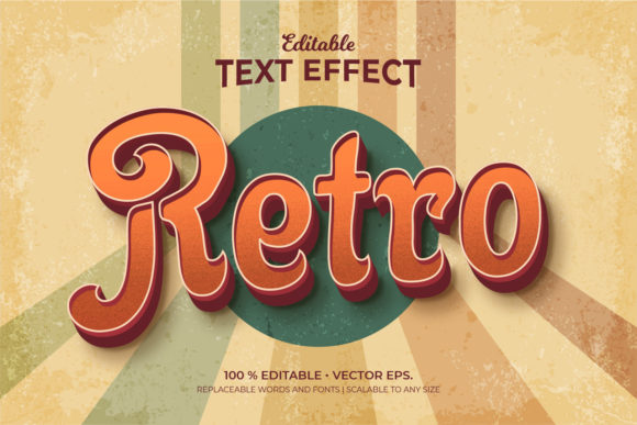 Retro 3d Style Editable Text Effects: A Comprehensive Evaluation