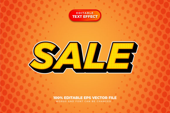 Sale 3D Text Effect, Editable Text Style: A Practical Overview