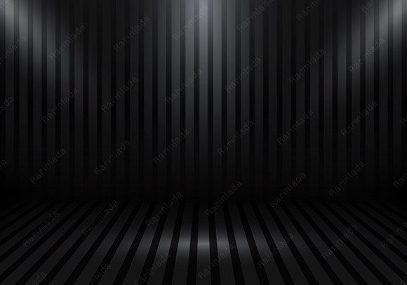 Understanding the 3D Black Studio Room Stripes Spotlight Approach
