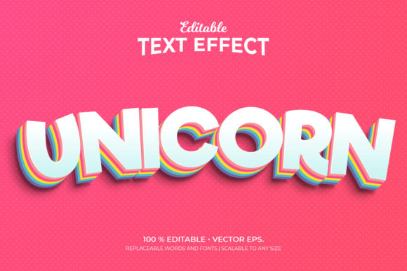 Unicorn 3D Editable Text Effects: A Creative Revolution in Digital Design